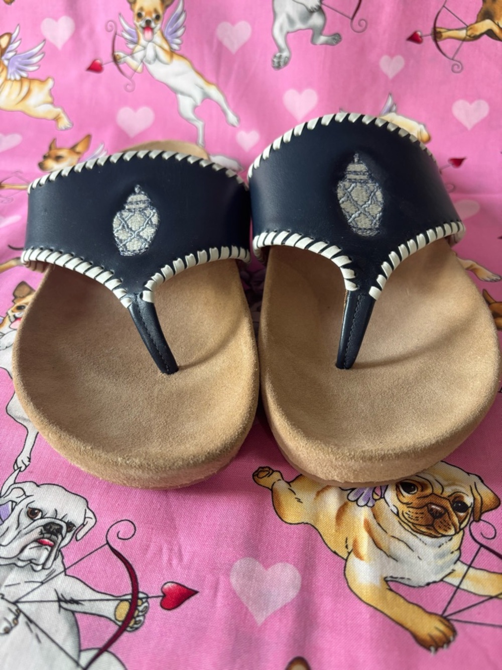 Jack Rogers Ginger Jar Comfort Jacks Thong Sandal, size 11M - Picture 2 of 4